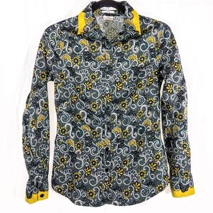 Van Heusen Studio slim fit floral long sleeve top